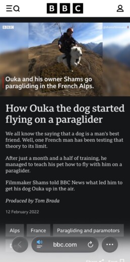 BBC ouka uk tv press flying dog